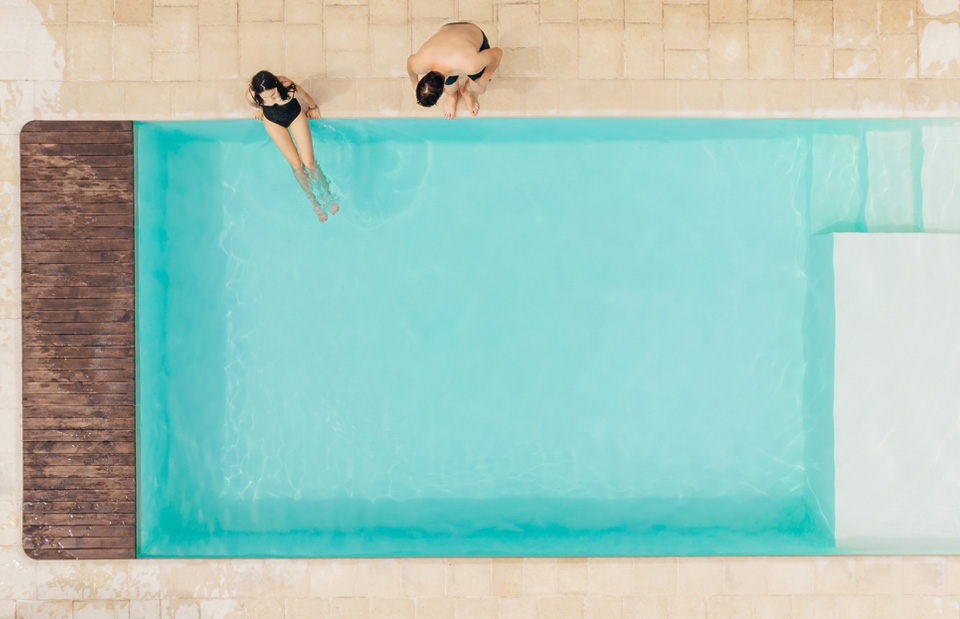 construcción de piscinas